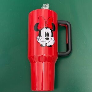 Red Minnie Mouse Travel Mug